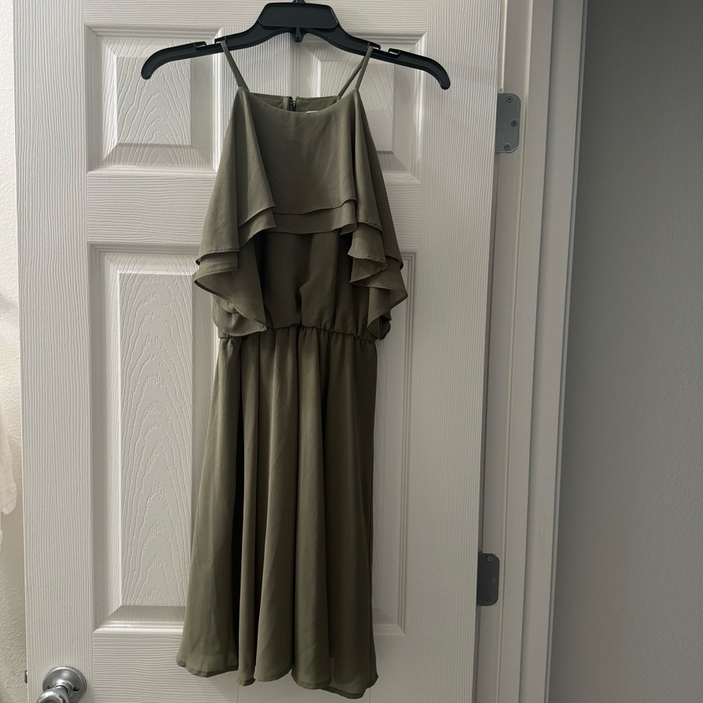 Francesca’s Olive Green Women's Dress